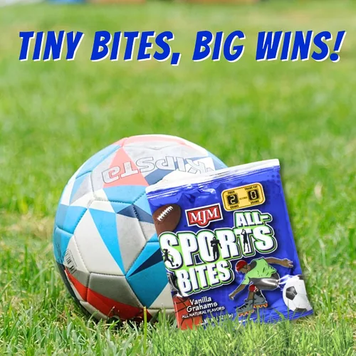 Miniatura 6 de MJM All-Sports Bites Vanillas Grahams - Caja de 150 paquetes Snack para estilos de vida activos Sabor a vainilla saludable Conveniente y sobre
