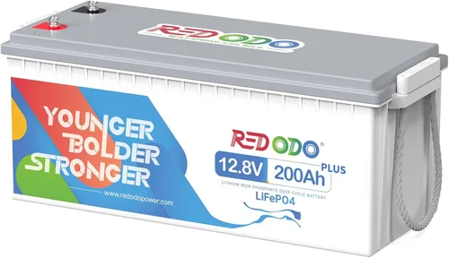Miniatura 12 de Redodo Paquete de 3 baterías de litio de 12 V 100 Ah Grupo 24, ciclo profundo de 1280 Wh con BMS de 100 A, batería recargable de litio de más