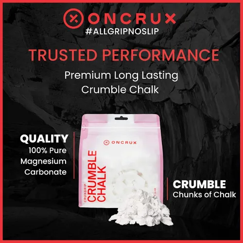 Miniatura 3 de Crumble Chalk - Tiza gruesa para escalada en roca, tiza profesional para levantamiento de pesas, crossfit, levantamiento de potencia, 11 onzas