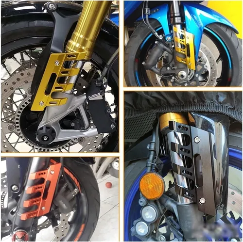 Miniatura 6 de Protectores de horquilla para Y&AMAHA Xj6 XJ6 XJ 6 motocicleta guardabarros delantero protector de horquilla protector de guardabarros delantero Azul