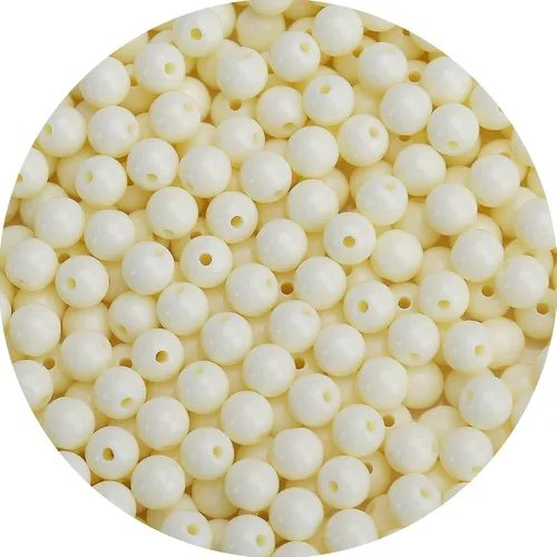 Miniatura 10 de BONNY BOXX 2000 piezas 4 mm cuentas redondas de acrílico de zafiro suave, bolas de plástico de chicle de burbujas, cuentas gruesas de bolas