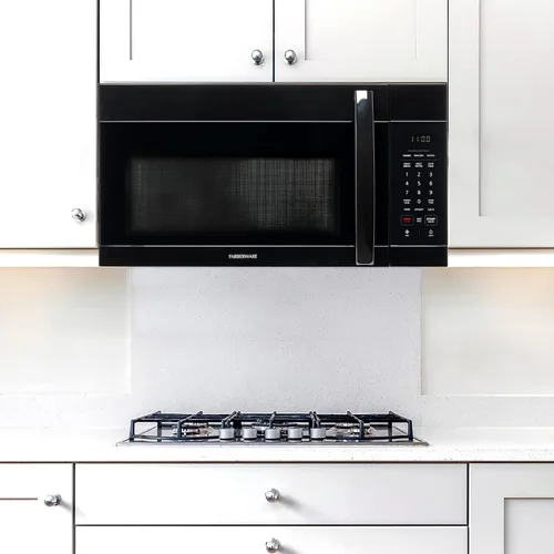 Miniatura 6 de Farberware - Horno microondas de 1.7 pies cúbicos para sobre la estufa – 1000 vatios de potencia, configuraciones de cocción automática, Negro