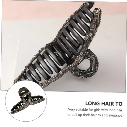 Miniatura 8 de FOMIYES 1 horquilla de metal para el cabello, pinzas para el pelo de plátano, pinzas para el pelo de tortuga, pinzas de pelo de metal para mujeres