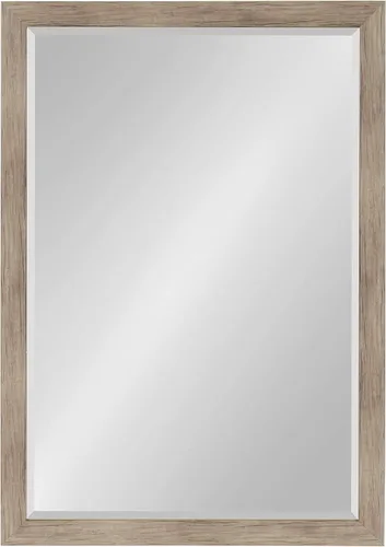 Miniatura 9 de DesignOvation Beatrice - Espejo de pared rectangular decorativo enmarcado, 21 x 27 pulgadas, marrón rústico, espejo rectangular de tocador para uso
