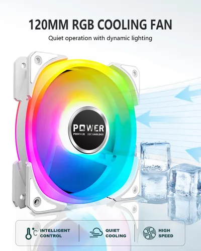 Miniatura 3 de 850W PSU – Fuente de alimentación totalmente modular de 850 vatios, 80 Plus Gold, ventilador RGB silencioso, condensadores de 105°C, alta eficiencia