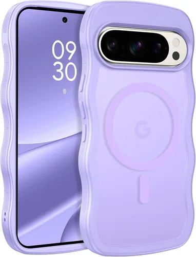 Miniatura 17 de BENTOBEN Magnetic for Google Pixel 10 Case Cute, Curly Wavy Pixel10 Case [Compatible with MagSafe], Anti-Slip Shockproof Matte Slim Women Girls Boys