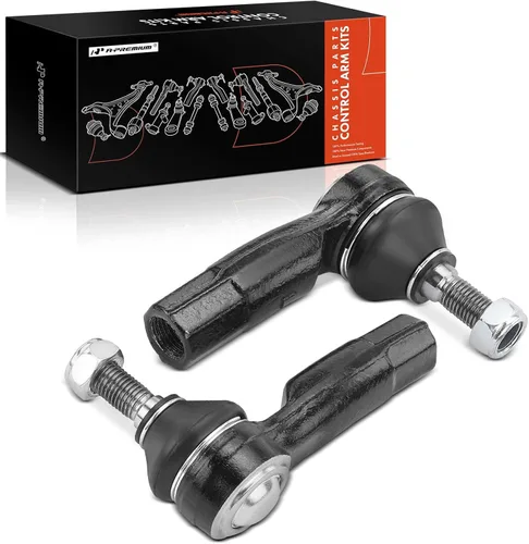 A-Premium 2 extremos de barra de acoplamiento exteriores delanteros, compatibles con Volkswagen Jetta, Passat, Golf (R & Alltrack y SportWagen),