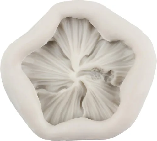 Miniatura 5 de Sijiangmold Molde de silicona de flor de hibisco, orquídea de hibisco, moldes de fondant, molde de caramelo de flores de plumeria, molde