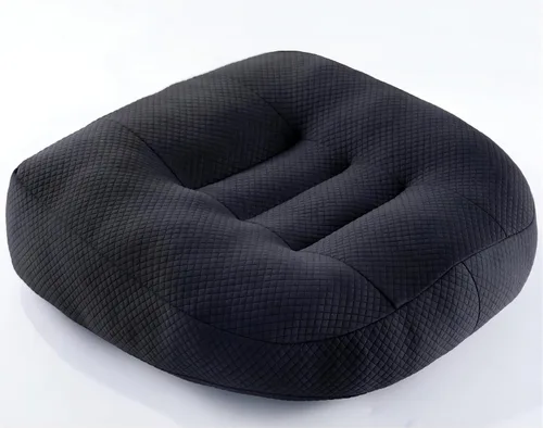 Cojín de asiento, cojín grande para silla de oficina para elevar la altura, funda de terciopelo con asa y parte inferior antideslizante, relleno de