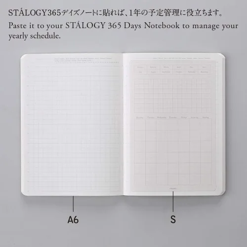 Miniatura 6 de Nitoms STALOGY S2400 - Calcomanías adhesivas para calendario de despegar y pegar, S