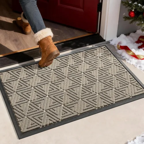 Miniatura 17 de Yimobra Alfombra para Puerta Delantera Exterior Entrada 29.5x17, Impermeable Resistente Alfombras Exteriores para Puerta Delantera, Alfombra