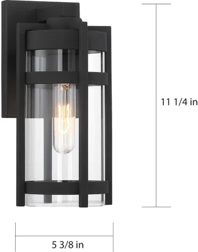 Miniatura 5 de NUVO 60/6571 Tofino - Linterna pequeña (1 luz, color negro texturizado)