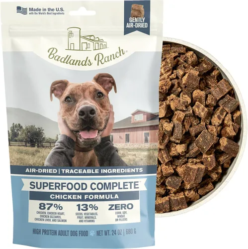 Miniatura 25 de BADLANDS RANCH by Katherine Heigl- Superalimento completo para perros adultos, secado al aire, alto en proteínas, sin relleno, nutrición