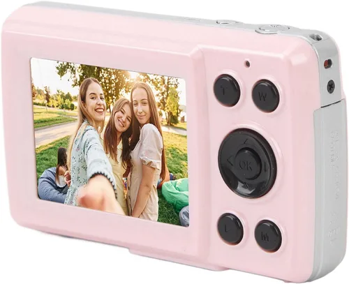 Miniatura 2 de Yunseity 1080P Full HD 16X Zoom 64MP Cámara digital de apuntar y disparar, pantalla IPS de 2.4 pulgadas, cámara de enfoque automático para vlogging