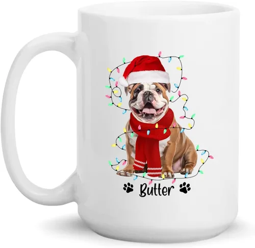 Miniatura 26 de Taza personalizada de Alaskan Malamute – Taza de café personalizada con nombre para los amantes de los perros – Regalo de cerámica de Navidad