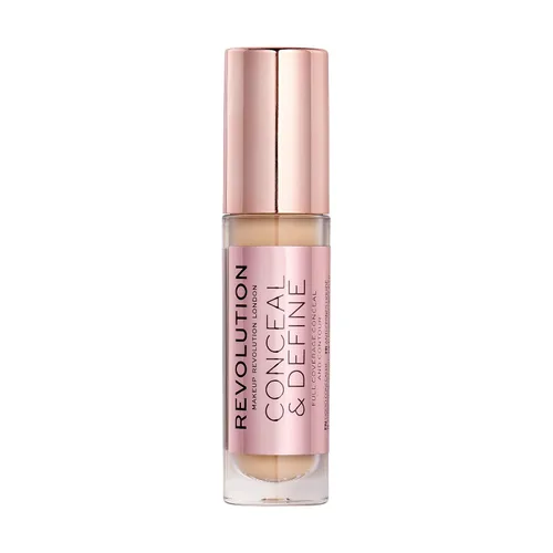 Miniatura 6 de Makeup Revolution Oculta y define el corrector, cobertura completa y acabado mate, C12.2 para tonos de piel medianos/bronceados, vegano y libre