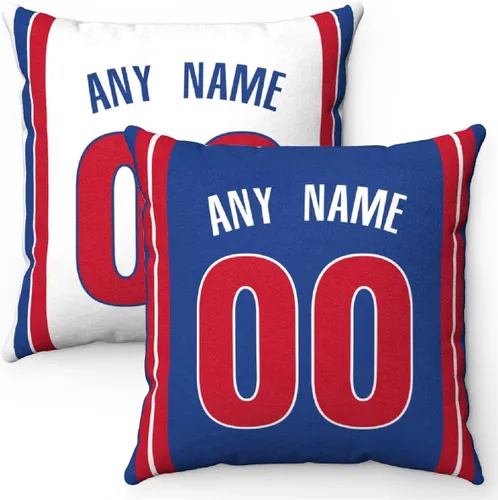Miniatura 23 de Generic Atlanta - Almohada personalizada con cualquier nombre y número, regalos para hombres, mujeres y jóvenes, 1 paquete