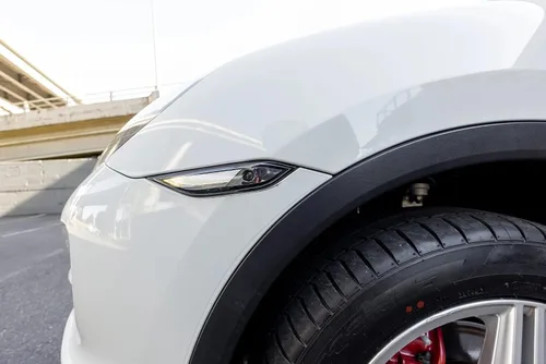Miniatura 4 de iJDMTOY Lente transparente europea/carcasa reflectante cromada para parachoques delantero, compatible con 2011-14 Pre-LCI Porsche Cayenne (958)