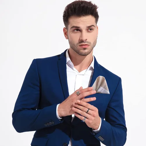 Miniatura 11 de Pañuelo de algodón para hombre, 24 piezas, pañuelo a cuadros para hombre, juego de regalo suave para padre, marido, novio, talla única
