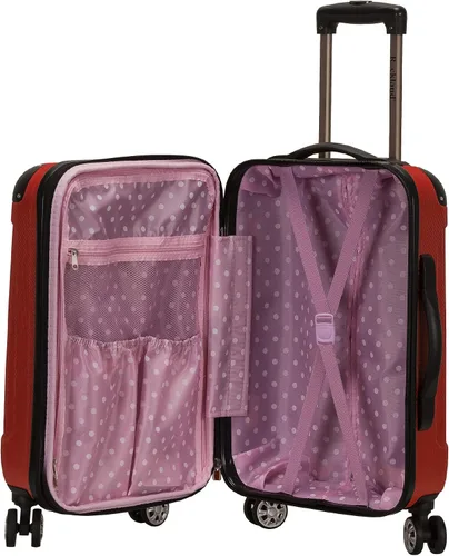 Miniatura 4 de Rockland London Equipaje con carcasa rígida con ruedas, Rojo), F190-RED