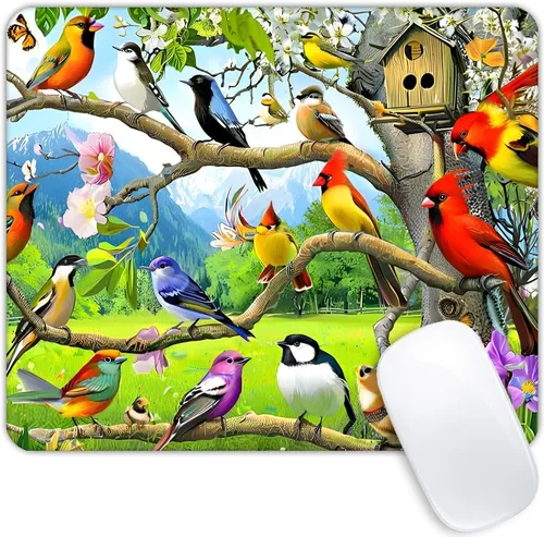Miniatura 11 de Alfombrilla de mouse avanzada con base de goma antideslizante para computadoras, portátil, oficina, escritorio, accesorios, alfombrilla de mouse