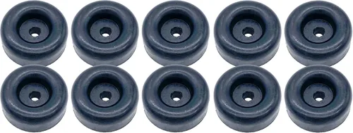 Miniatura 8 de 8 parachoques de goma para puerta de rampa de remolque, camión, 2.5 pulgadas, parada de carga redonda de repuesto (8)