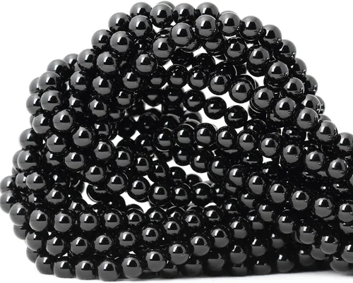 Miniatura 71 de Cuentas redondas sueltas de ágata estilo antiguo vena de dragón de 6mm, cuentas para diseño de joyas, 60 cuentas