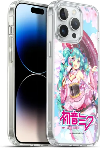 Miniatura 121 de Head Case Designs Licencia Oficial Hatsune Miku Gráficos Lindos Carcasa de Gel [Protección de Grado Militar] Compatible con Apple iPhone 7