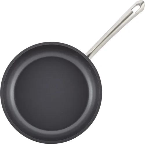 Miniatura 15 de Anolon Accolade - Juego de ollas y sartenes antiadherentes anodizadas forjadas, juego de utensilios de cocina de inducción, 12 piezas, gris piedra