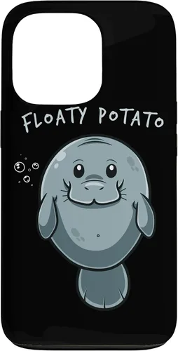 Miniatura 9 de iPhone 11 Floaty Potato Manatí Chubby Sirena Sea Vaca Animal Estuche de Regalo