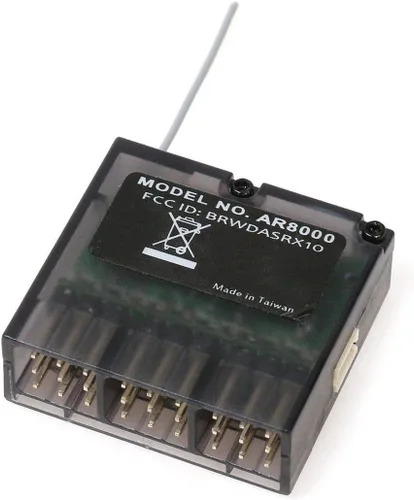 Miniatura 8 de Receptor RC de velocidad rápida para espectro AR8000 8CH DSM2 DSMX DX7 DX8 DX9 DX18