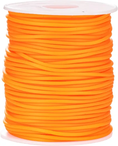 Miniatura 13 de Cable de tubo hueco de goma de 54 yardas, tubo de 0.079 pulgadas, cable de barbero para tejer con agujero de 0.039 pulgadas (0.039 in), protector