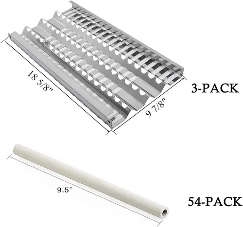 Miniatura 4 de SN2911 (paquete de 3) PN9123 (paquete de 3) bandeja radiante DCS, placas de calor y varilla de cerámica completa para DCS 27DBQ, 27DBQR, 27DBR
