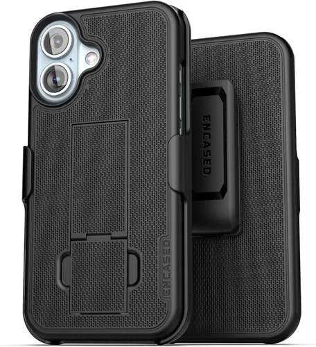 Miniatura 24 de Encased Funda para cinturón iPhone 11 con clip (Serie DuraClip) Funda ultradelgada con funda (Negro)