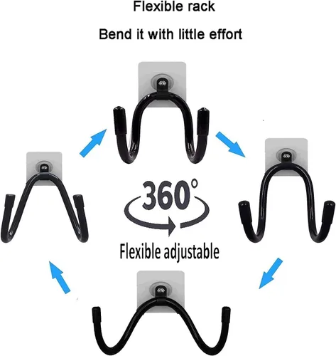 Miniatura 3 de 1 paquete de soporte de montaje en pared soporte soporte clip – tamaño ajustable – ideal para Echo Dot (1ª generación) Echo Dot (2ª generación)
