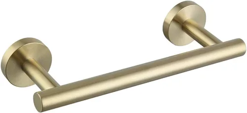 Miniatura 25 de Barra de toalla de mano de baño de 24 pulgadas en negro mate SUS 304 de acero inoxidable para montaje en pared..