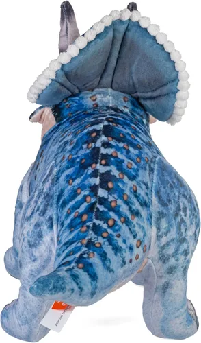 Miniatura 4 de Wild Republic Colección Artista, Triceratops de dinosaurio, regalo para niños, 15 pulgadas, juguete de peluche, botellas de agua recicladas