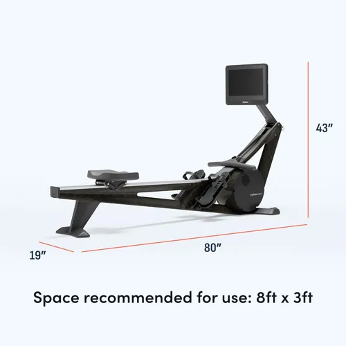 Miniatura 8 de Máquina de remo Hydrow Wave con pantalla táctil HD de 16" y altavoces - Plegable Entrenamientos en vivo desde casa, se requiere suscripción Negro