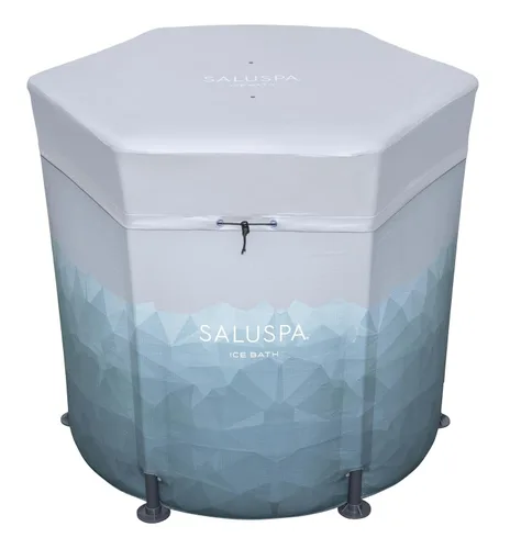 Miniatura 2 de Bestway SaluSpa Glacial Dip Cold Plunge Recovery - Vaina de baño de hielo para 1 persona (35.5 x 31.5 pulgadas) Bañera fría redonda