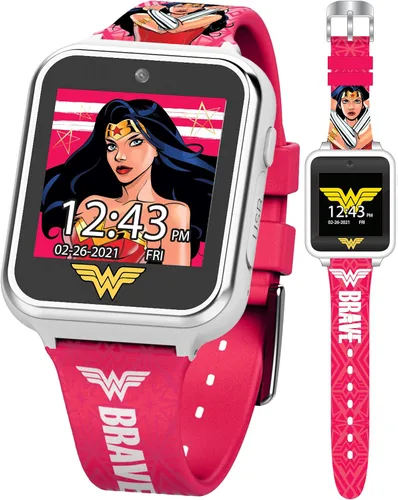 Miniatura 8 de Batman - Reloj inteligente para niños, pantalla táctil con cámara grabadora de voz, cronómetro, alarma, temporizador, calculadora de rastreador