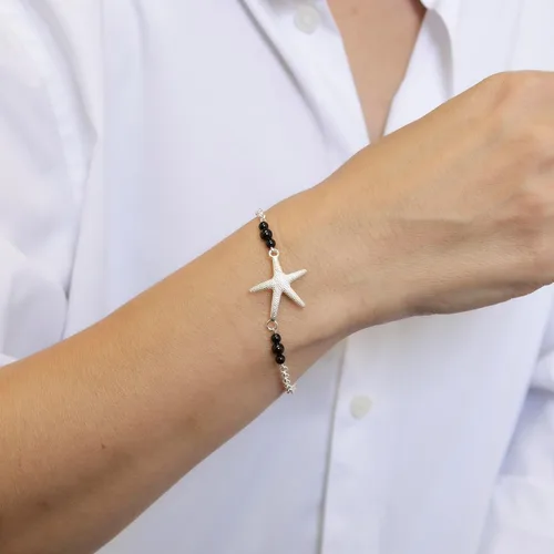 Miniatura 6 de Pulseras de plata de ley 925 con piedras preciosas para mujer, pulsera de piedra natal, pulseras minimalistas para mujer, pulsera de plata de ley