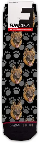 Miniatura 4 de Función - Calcetines de moda con diseño de cabeza de perro pastor alemán