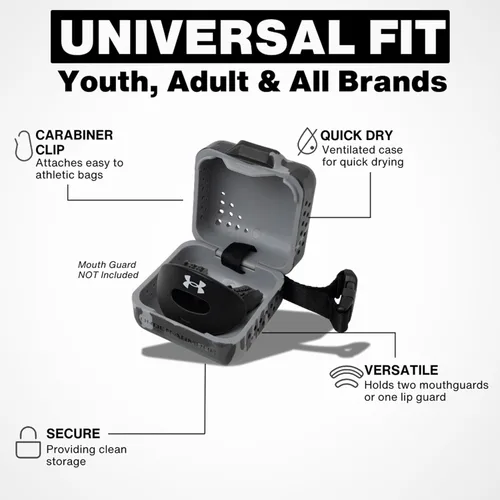 Miniatura 2 de Under Armour Funda protectora bucal. Almacenamiento de protector bucal. Mantenlo limpio y seguro