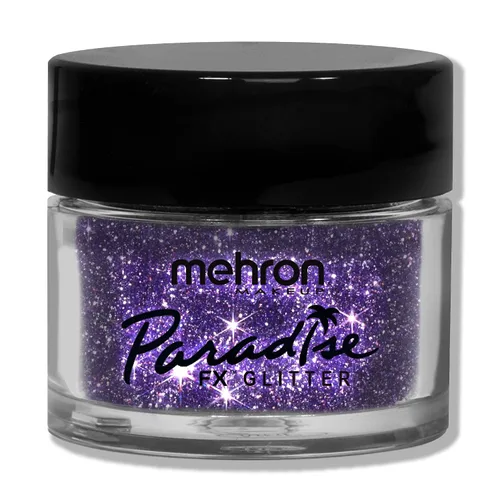 Miniatura 11 de Mehron Makeup Paradise Glitter FX Cosmético profesional para maquillaje y arte Brillantina suelta vibrante y brillante de 0.25 oz (7 g) (negro)