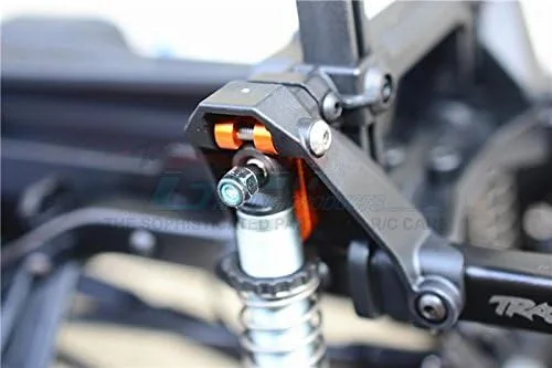 Miniatura 6 de GPM Para Traxxas TRX-4 Trail Defender Crawler piezas de actualización de aluminio ajustable delantero y trasero amortiguador montaje - 4 piezas