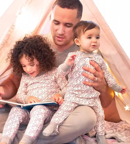 Miniatura 4 de Burt's Bees - Paquete de 2 pijamas antideslizantes para bebés y niñas