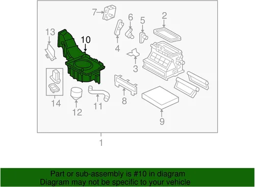 Miniatura 6 de Subaru Motor del ventilador del A/C - 72223FE020