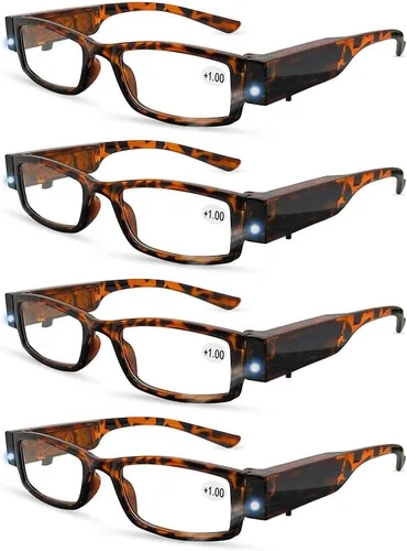 Miniatura 8 de Gafas de lectura con luces LED lectores con luces Lector de lupa +59.1 in
