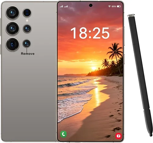 Teléfonos desbloqueados 5G, HD de 6.9 pulgadas, batería de 8000 mAh, 8+256 GB, teléfono inteligente Android 15.0, cámara de 72+108 MP, lápiz óptico