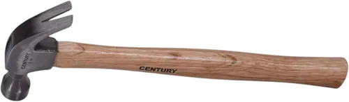 Miniatura 2 de Century Drill & Tool 72272 Martillo de garra curvado, 8 onzas, cabeza de acero forjada en gota, mango de madera de nogal, duradero y equilibrado